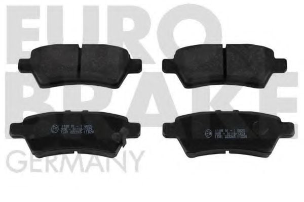 5502222265 EUROBRAKE Brake System Brake Pad Set, disc brake