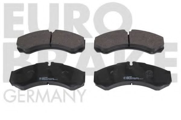 5502222358 EUROBRAKE Brake Pad Set, disc brake