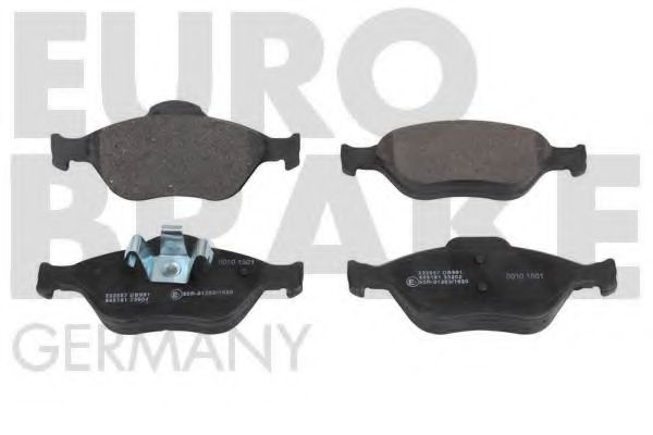 5502222557 EUROBRAKE Brake Pad Set, disc brake