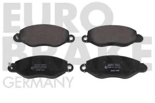 5502222558 EUROBRAKE Brake System Brake Disc