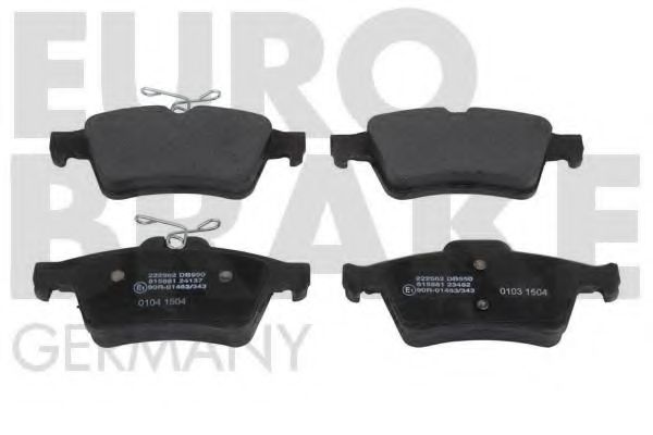 5502222562 EUROBRAKE Brake Pad Set, disc brake