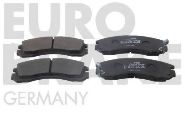 5502223018 EUROBRAKE Brake Pad Set, disc brake