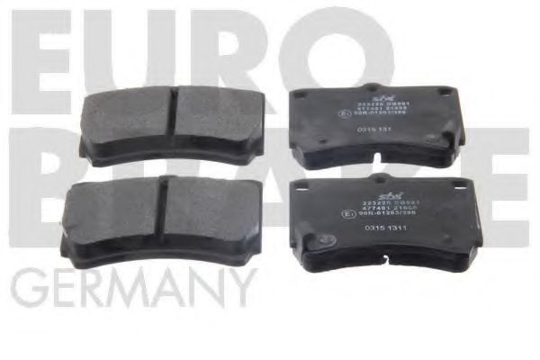 5502223220 EUROBRAKE Brake Pad Set, disc brake