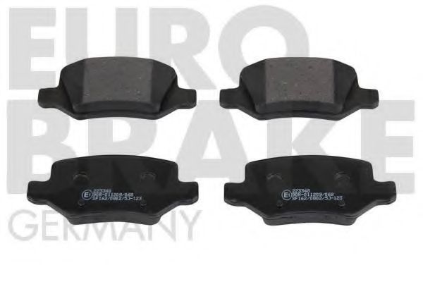 5502223348 EUROBRAKE Brake Pad Set, disc brake