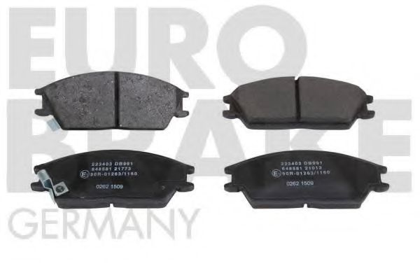 5502223403 EUROBRAKE Brake Pad Set, disc brake
