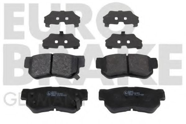 5502223415 EUROBRAKE Brake Pad Set, disc brake