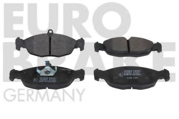 5502223609 EUROBRAKE Brake Pad Set, disc brake