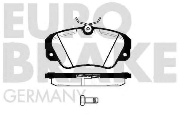5502223611 EUROBRAKE Brake Pad Set, disc brake