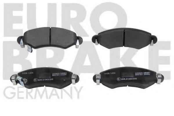 5502223623 EUROBRAKE Brake System Brake Pad Set, disc brake
