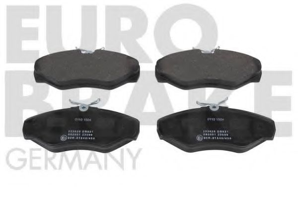 5502223626 EUROBRAKE Brake System Brake Pad Set, disc brake