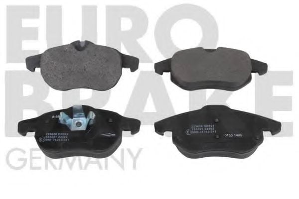 5502223628 EUROBRAKE Brake Pad Set, disc brake