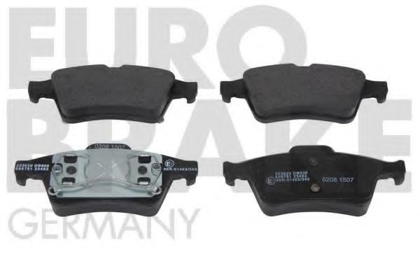 5502223629 EUROBRAKE Brake System Brake Pad Set, disc brake
