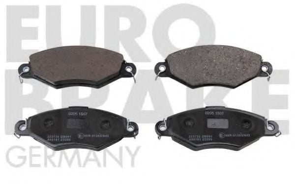 5502223735 EUROBRAKE Brake System Brake Pad Set, disc brake
