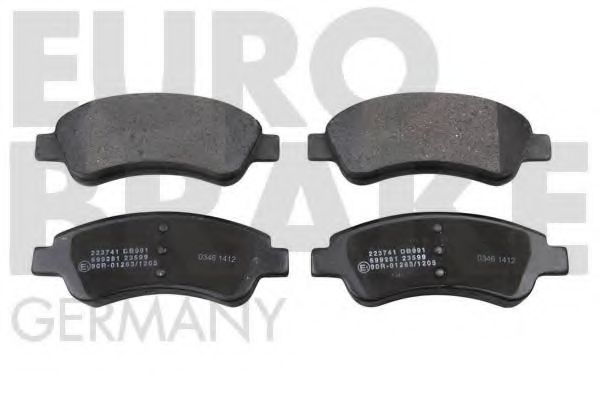 5502223741 EUROBRAKE Brake Pad Set, disc brake