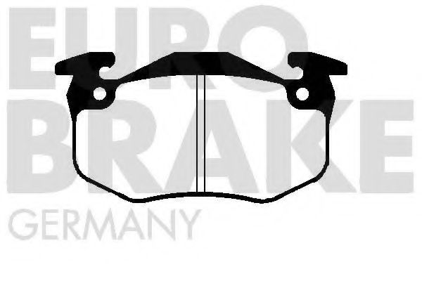 5502223924 EUROBRAKE Brake Pad Set, disc brake