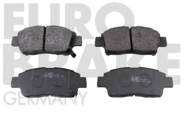 5502224547 EUROBRAKE Brake System Brake Pad Set, disc brake