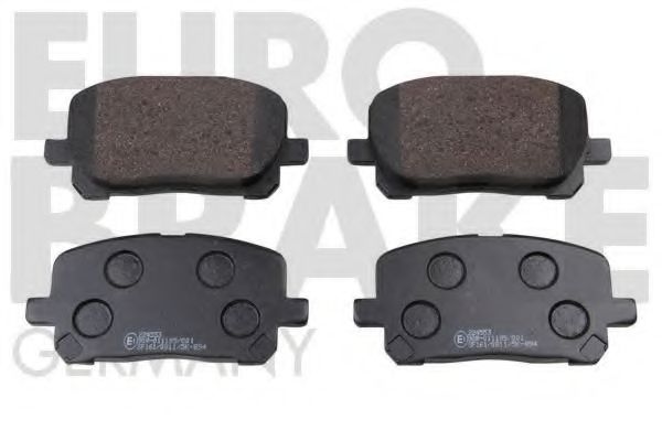 5502224553 EUROBRAKE Brake Pad Set, disc brake