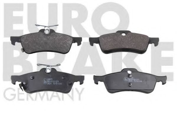5502224579 EUROBRAKE Brake System Brake Pad Set, disc brake