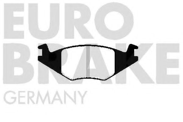 5502224715 EUROBRAKE Brake Pad Set, disc brake