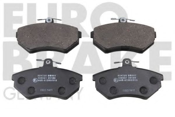 5502224725 EUROBRAKE Brake System Brake Pad Set, disc brake