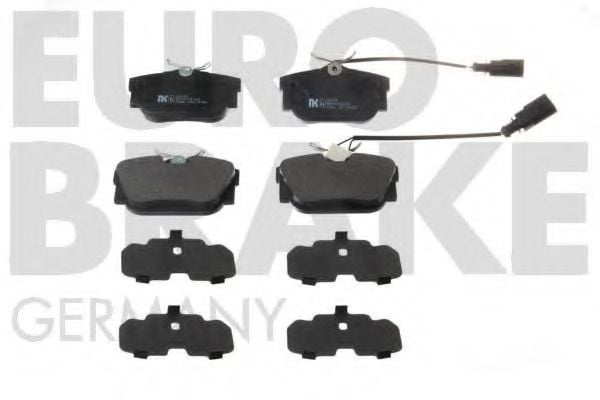 5502224753 EUROBRAKE Brake Pad Set, disc brake