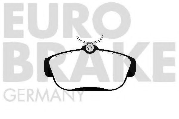 5502224811 EUROBRAKE Brake Pad Set, disc brake