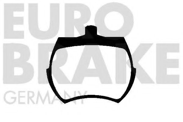 5502229900 EUROBRAKE Brake Pad Set, disc brake