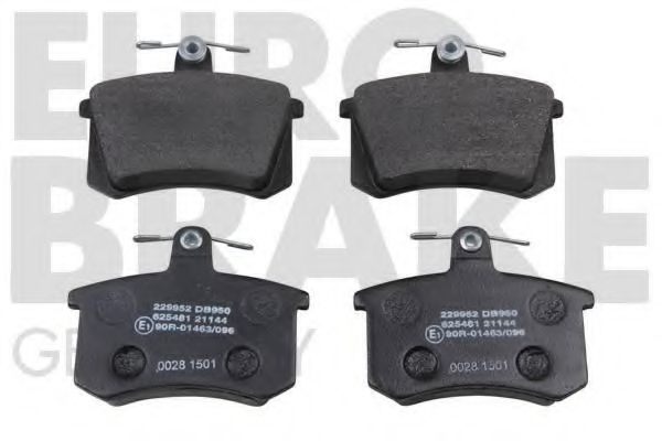5502229952 EUROBRAKE Brake Pad Set, disc brake