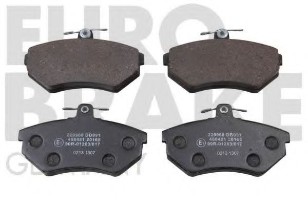 5502229968 EUROBRAKE Brake Pad Set, disc brake