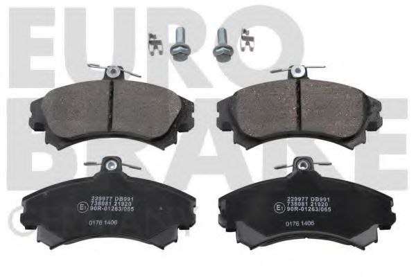 5502229977 EUROBRAKE Brake System Brake Pad Set, disc brake