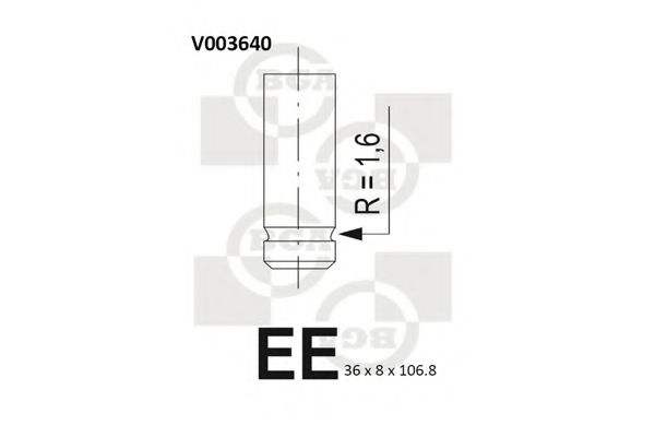 V003640 BGA Engine Timing Control Exhaust Valve