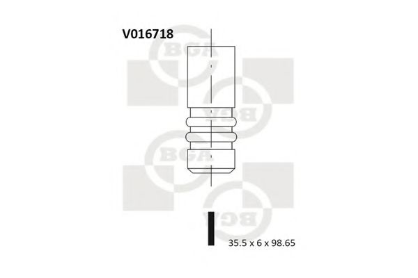 V016718 BGA Inlet Valve