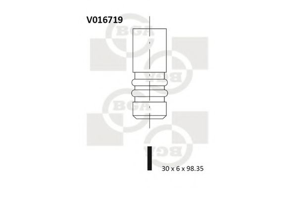 V016719 BGA Engine Timing Control Exhaust Valve