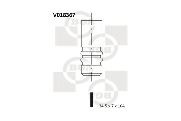 V018367 BGA Inlet Valve
