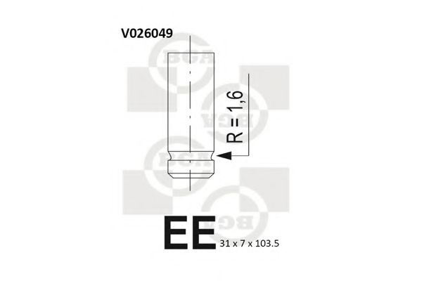 V026049 BGA Exhaust Valve