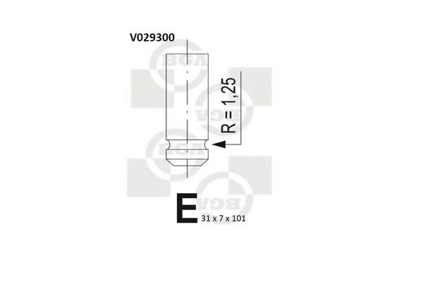V029300 BGA Exhaust Valve