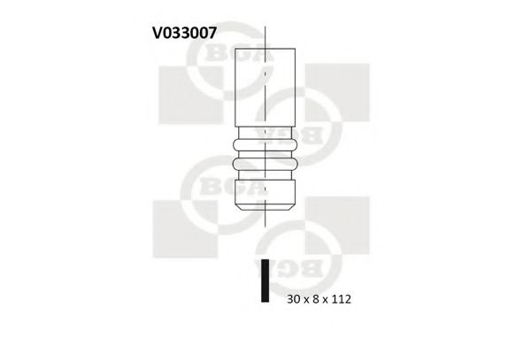 V033007 BGA Engine Timing Control Exhaust Valve
