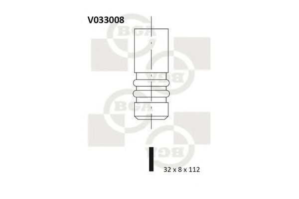 V033008 BGA Выпускной клапан