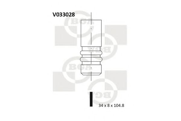 V033028 BGA Inlet Valve