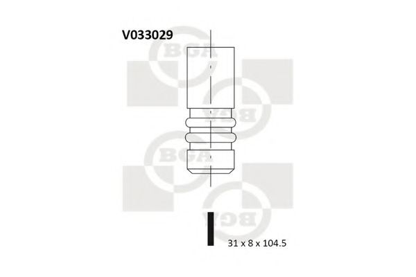 V033029 BGA Exhaust Valve
