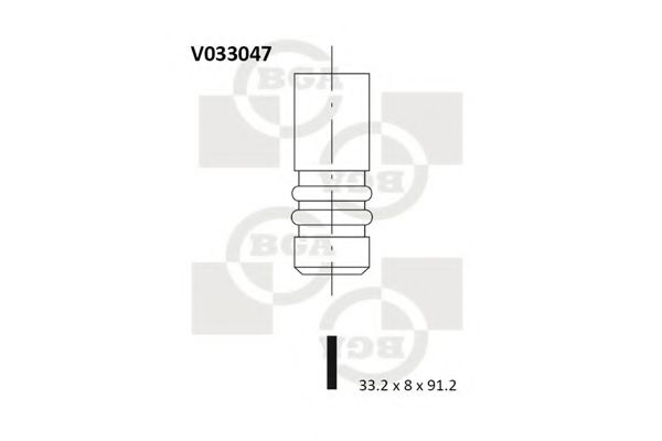 V033047 BGA Engine Timing Control Exhaust Valve
