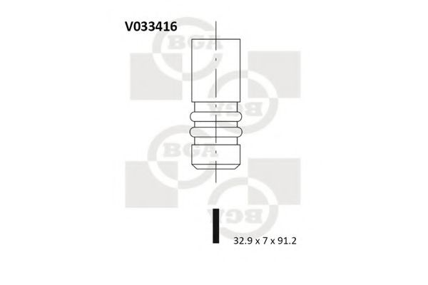 V033416 BGA Exhaust Valve