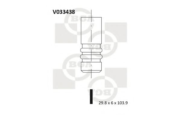 V033438 BGA Exhaust Valve