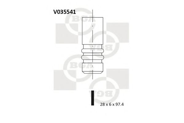 V035541 BGA Inlet Valve