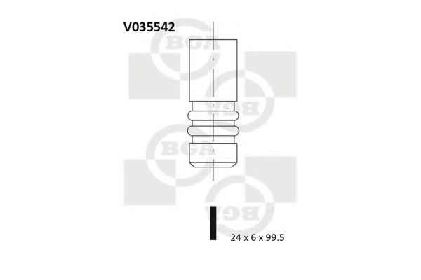 V035542 BGA Engine Timing Control Exhaust Valve