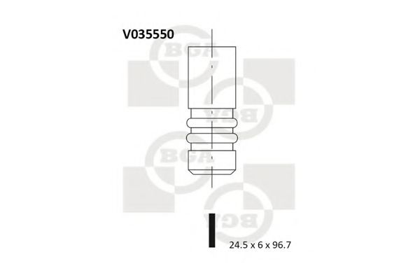 V035550 BGA Exhaust Valve