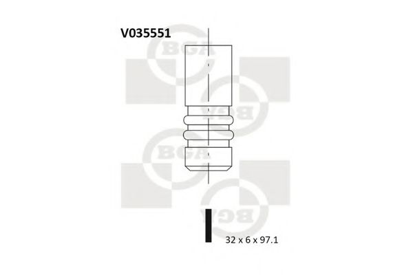 V035551 BGA Inlet Valve