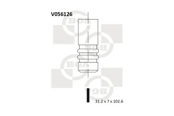 V056126 BGA Exhaust Valve