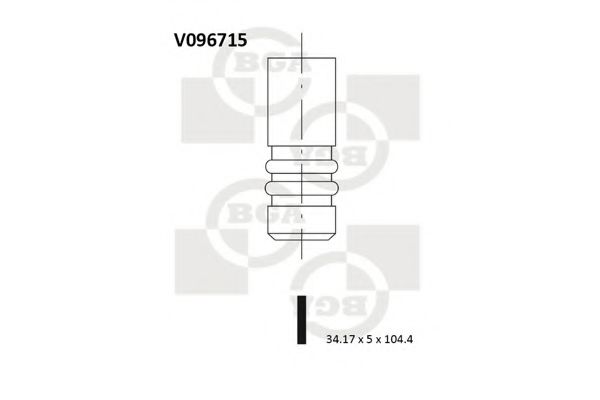 V096715 BGA Inlet Valve