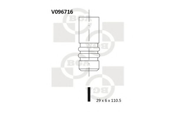 V096716 BGA Exhaust Valve